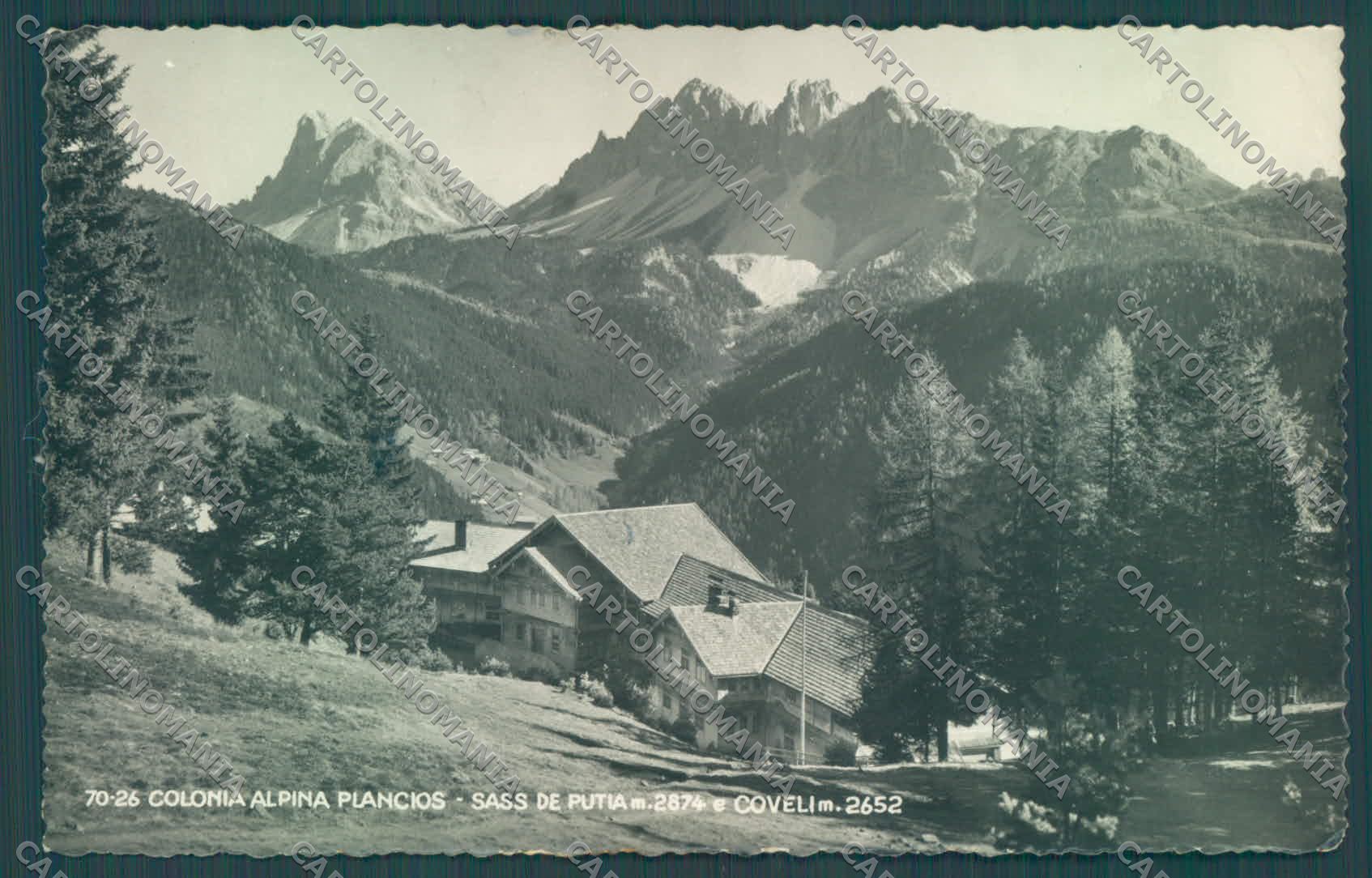 Bolzano Bressanone Colonia Plancios Sass de Putia Covelli Foto cartolina ZC4213 – fronte