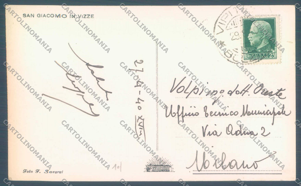 Bolzano San Giacomo in Vizze Foto cartolina ZC4217 – retro