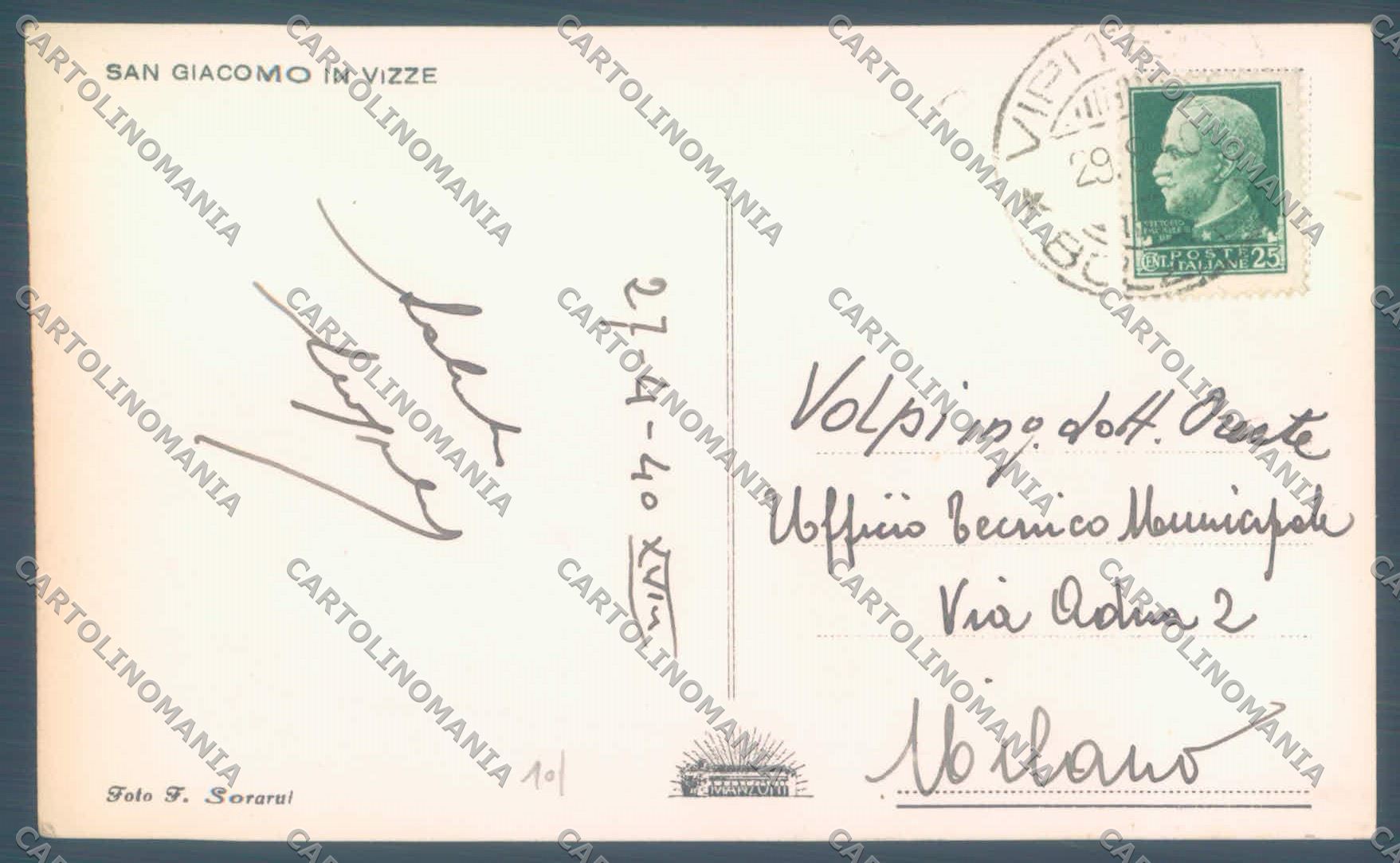 Bolzano San Giacomo in Vizze Foto cartolina ZC4217 – retro