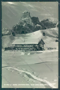 Bolzano Corvara Capanna Nera Sass Songher Nevicata Foto cartolina ZC4224 – fronte