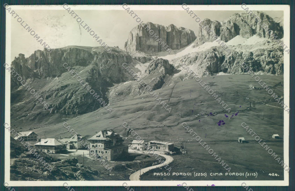 Trento Canazei Passo Pordoi Cima Pordoi Foto cartolina ZC4244 – fronte