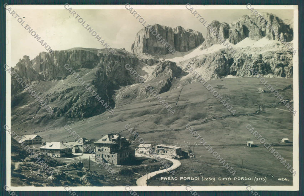 Trento Canazei Passo Pordoi Cima Pordoi Foto cartolina ZC4245 – fronte