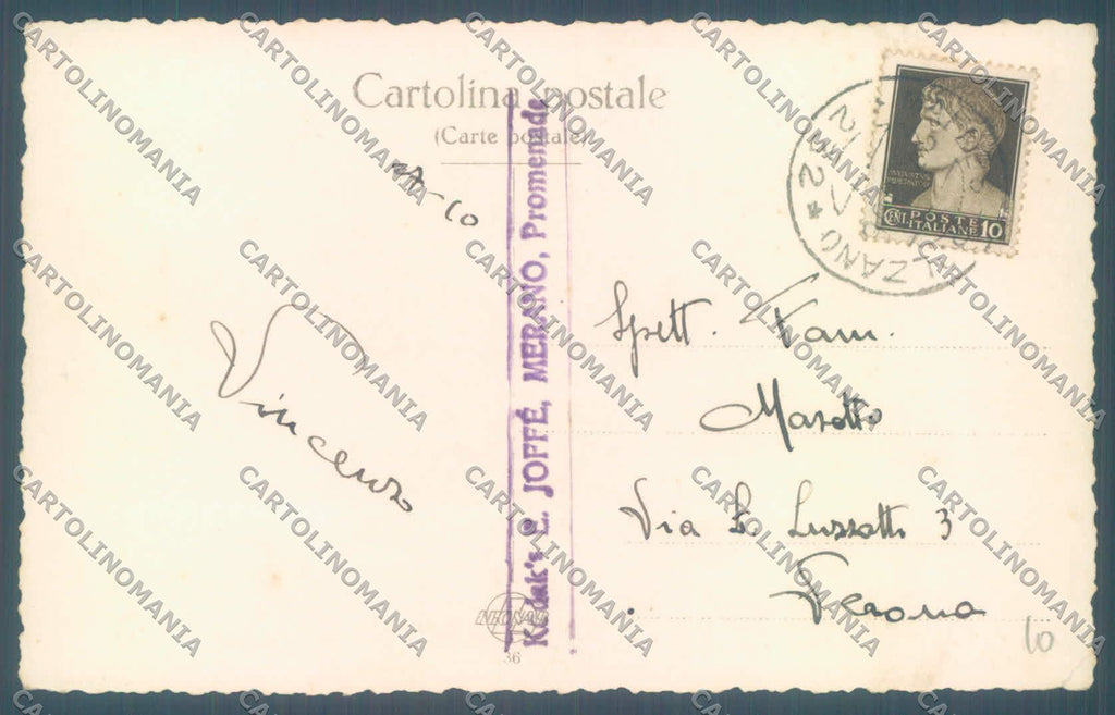 Bolzano Merano PIEGHINA Foto cartolina ZC4252 – retro