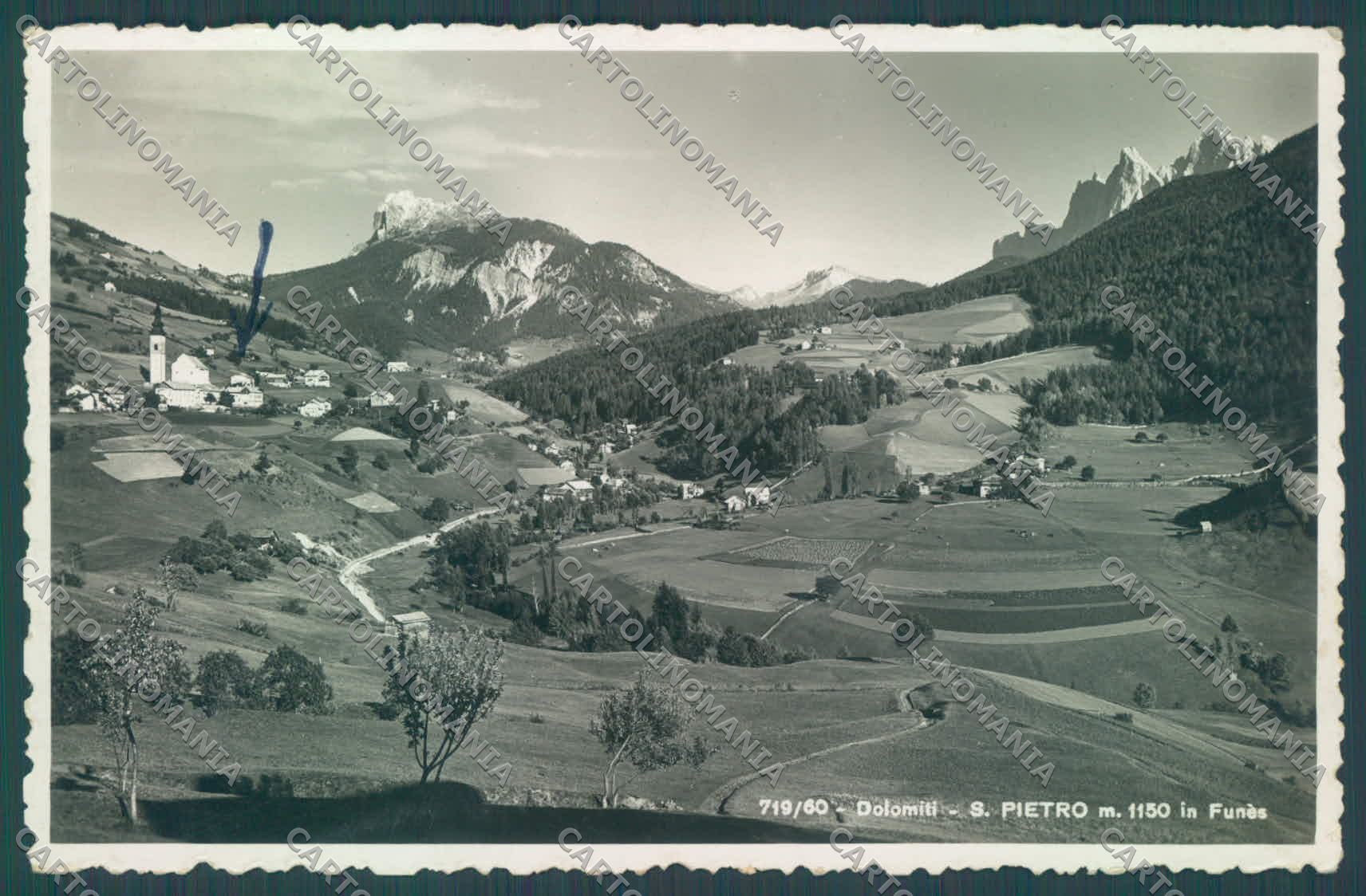 Bolzano Funes San Pietro di PIEGHINE Foto cartolina ZC4276 – fronte