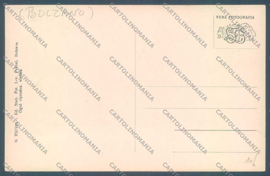 Bolzano Rio di Pusteria Foto cartolina ZC4284 – retro