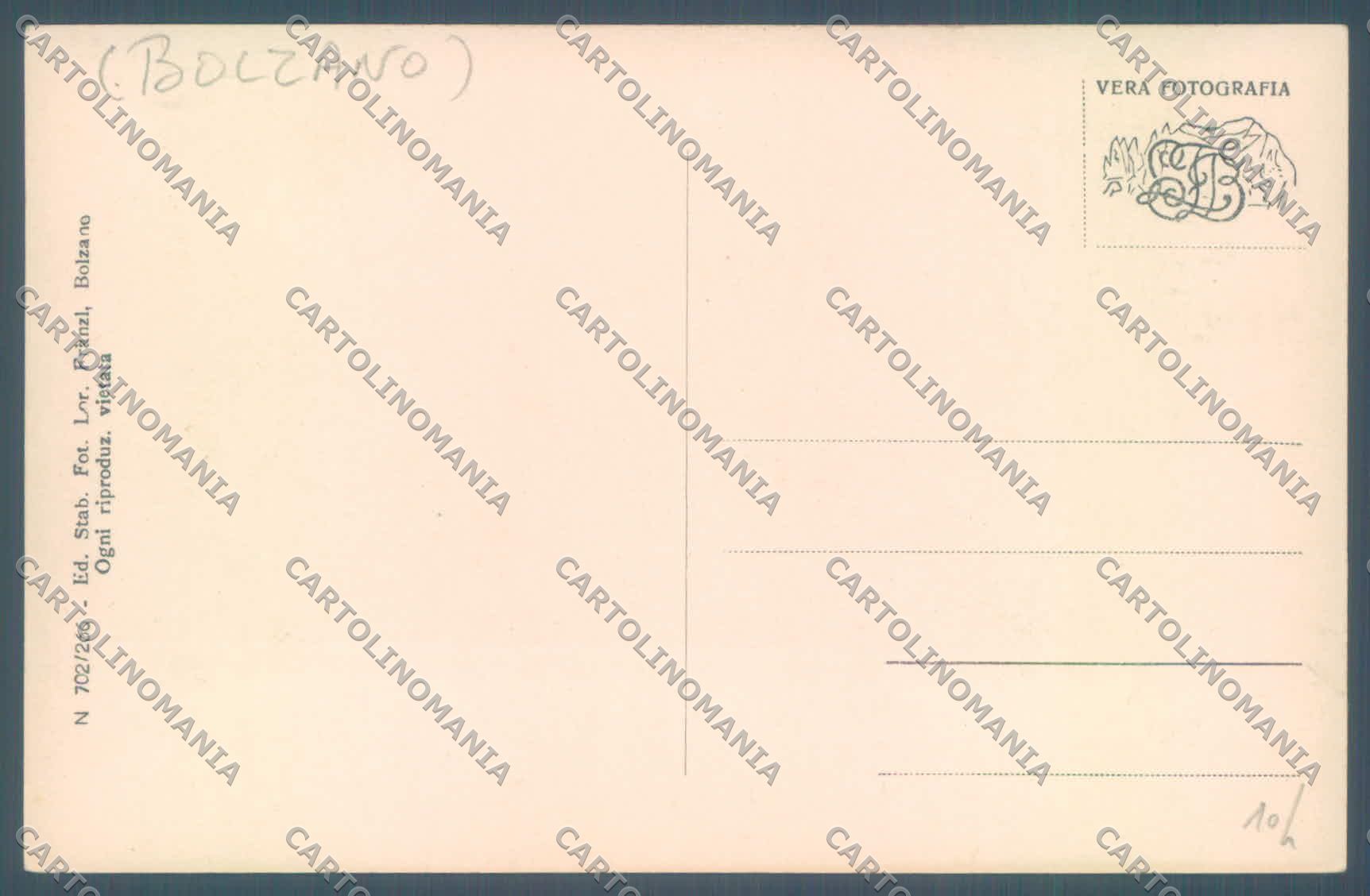 Bolzano Rio di Pusteria Foto cartolina ZC4284 – retro