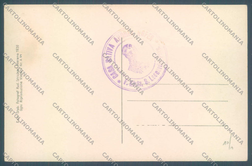 Bolzano Merano San Leonardo Andrea Hofer Foto cartolina ZC4286 – retro