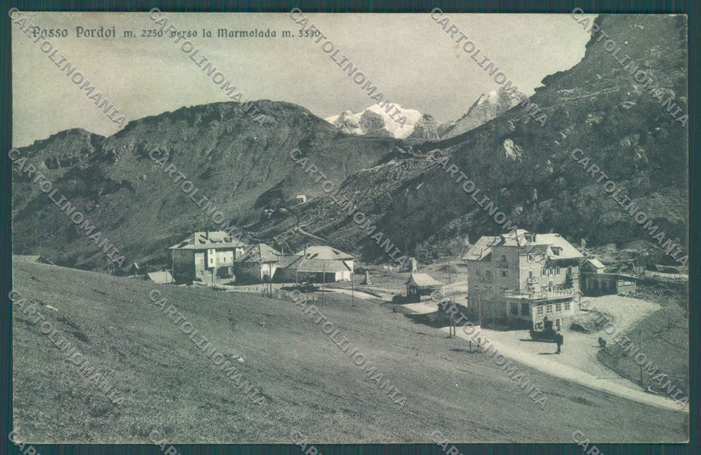 Trento Canazei Passo Pordoi Marmolada cartolina ZC4310 – fronte