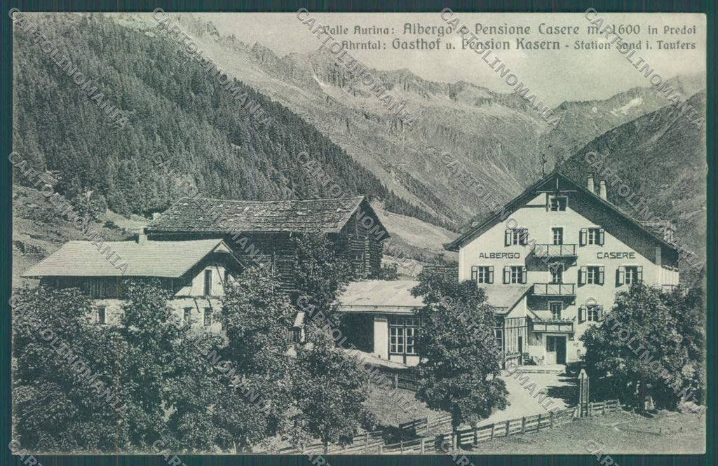 Bolzano Predoi Casere Albergo di Valle Aurina cartolina ZC4322 – fronte