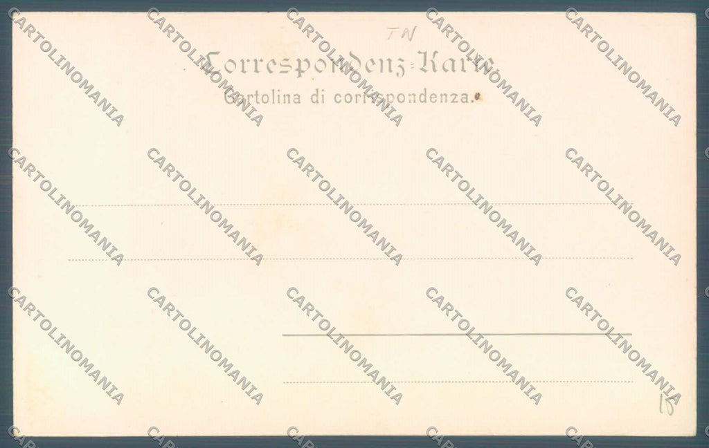 Trento Torbole Goethe Lago di Garda cartolina ZC4349 – retro