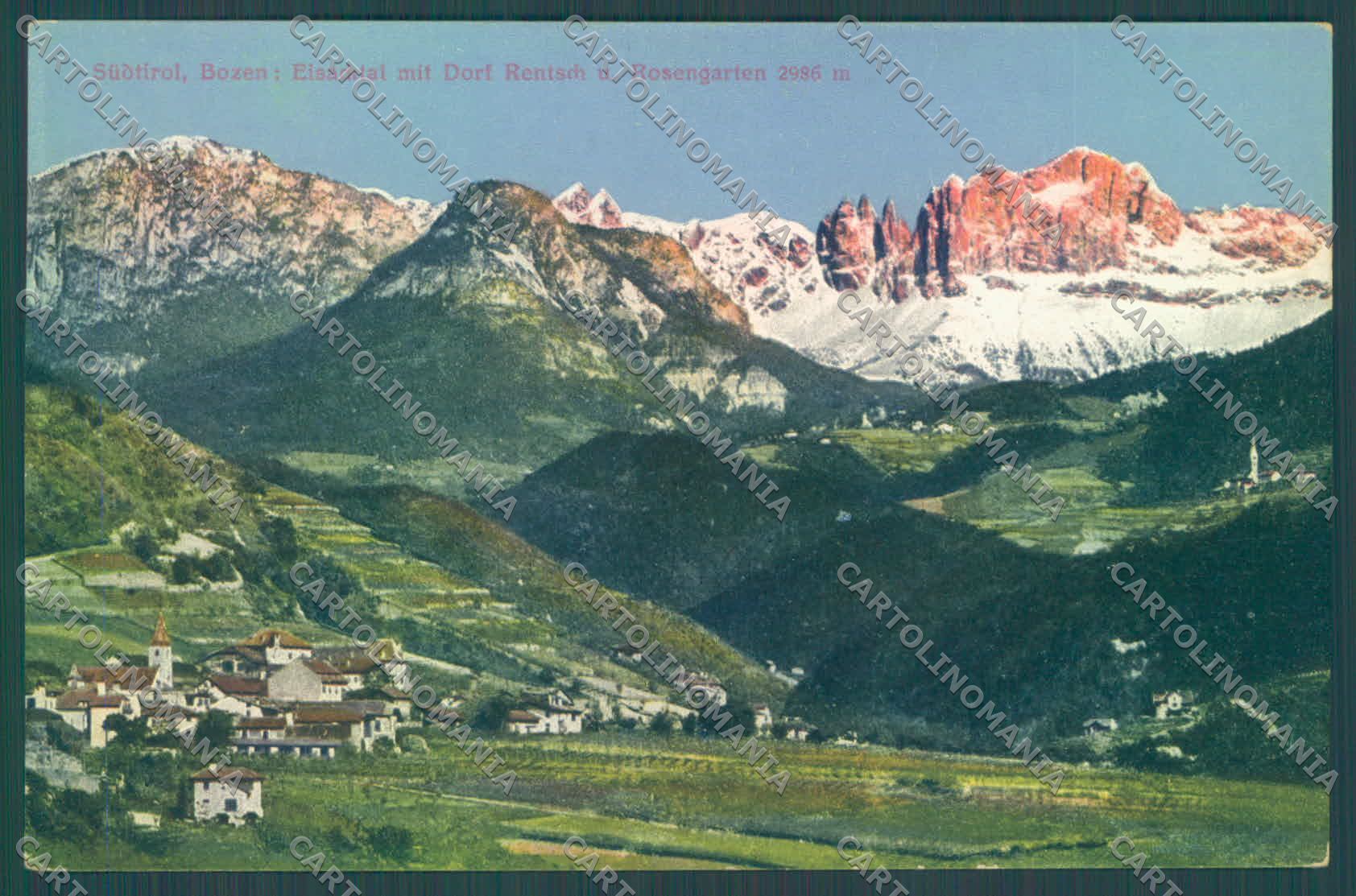 Bolzano Valle Isarco Catinaccio cartolina ZC4352 – fronte
