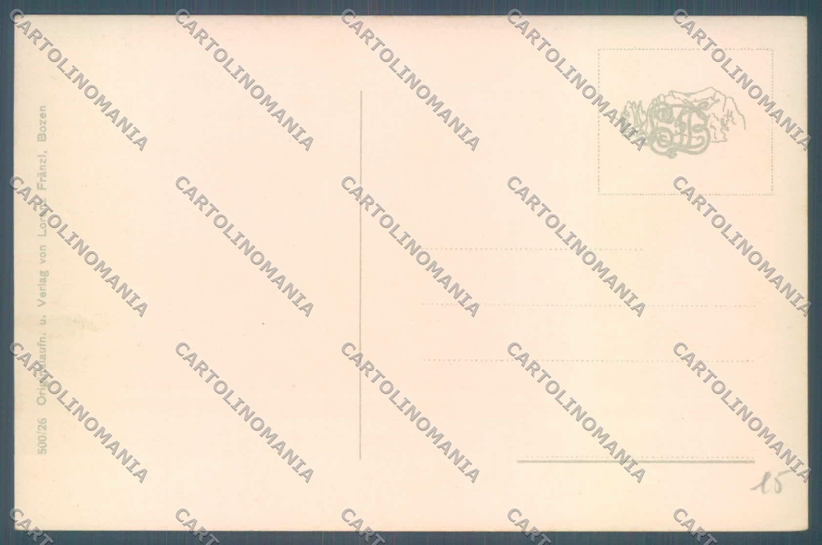 Bolzano Valle Isarco Catinaccio cartolina ZC4352 – retro