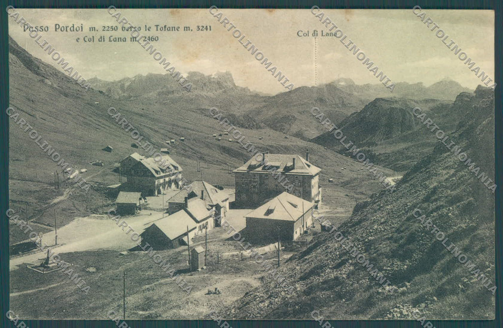 Trento Canazei Passo Pordoi Tofane Col di Lana cartolina ZC4358 – fronte