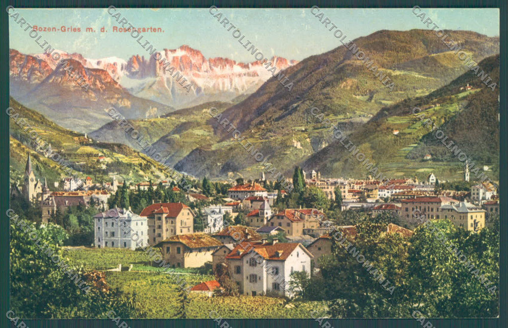 Bolzano San Quirico Gruppo Catinaccio cartolina ZC4363 – fronte