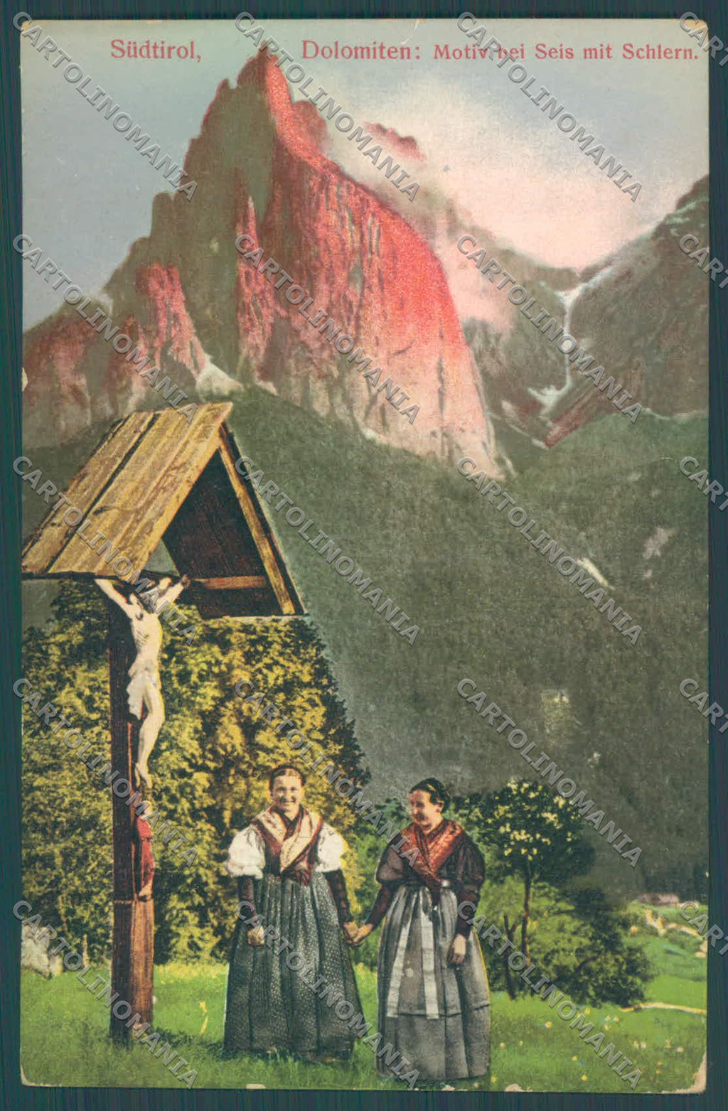 Bolzano Castelrotto Siusi allo Sciliar Costumi cartolina ZC4365 – fronte