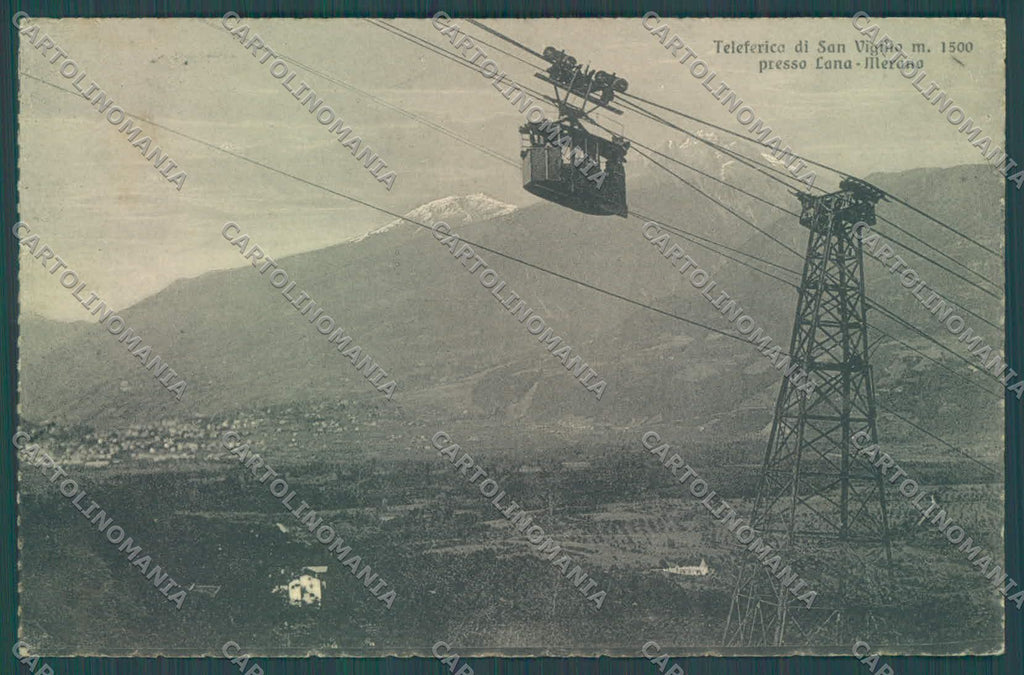Bolzano Merano Teleferica San Vigilio Col di Lana cartolina ZC4384 – fronte