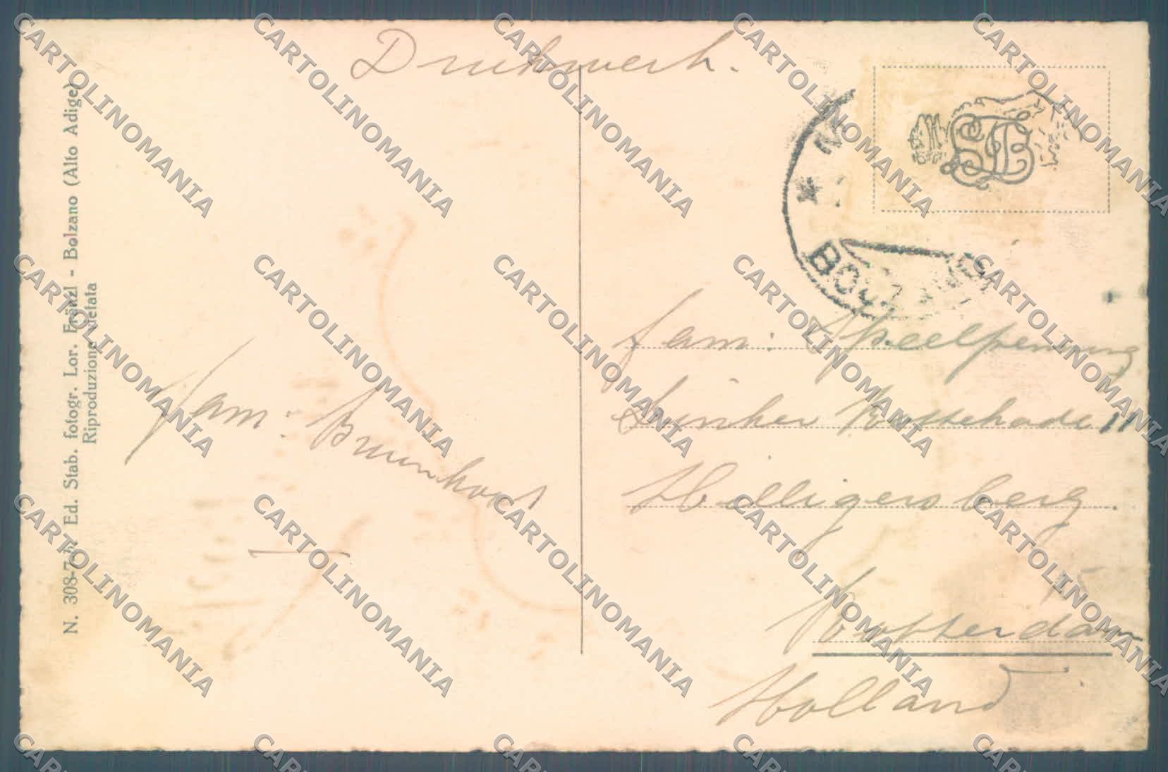 Bolzano Merano Teleferica San Vigilio Col di Lana cartolina ZC4384 – retro