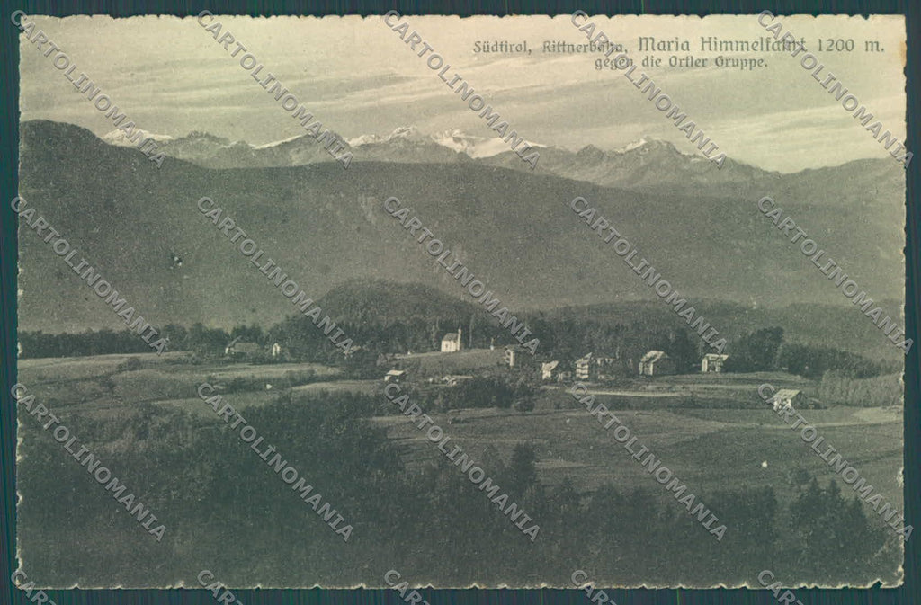 Bolzano Renon Maria Himmelfahrt Gruppo Ortler cartolina ZC4395 – fronte