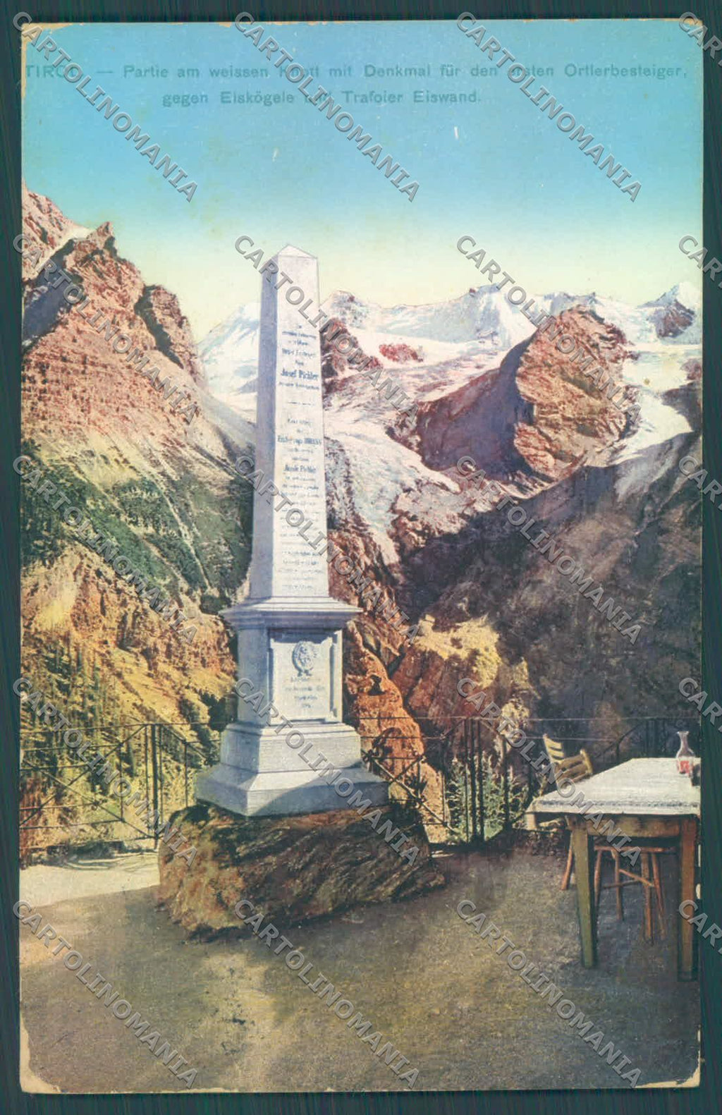 Bolzano Cevedale Ortles Joseph Pichler cartolina ZC4407 – fronte