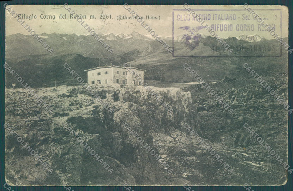 Bolzano Renon Corno di Rifugio Corno Renon Cai cartolina ZC4416 – fronte