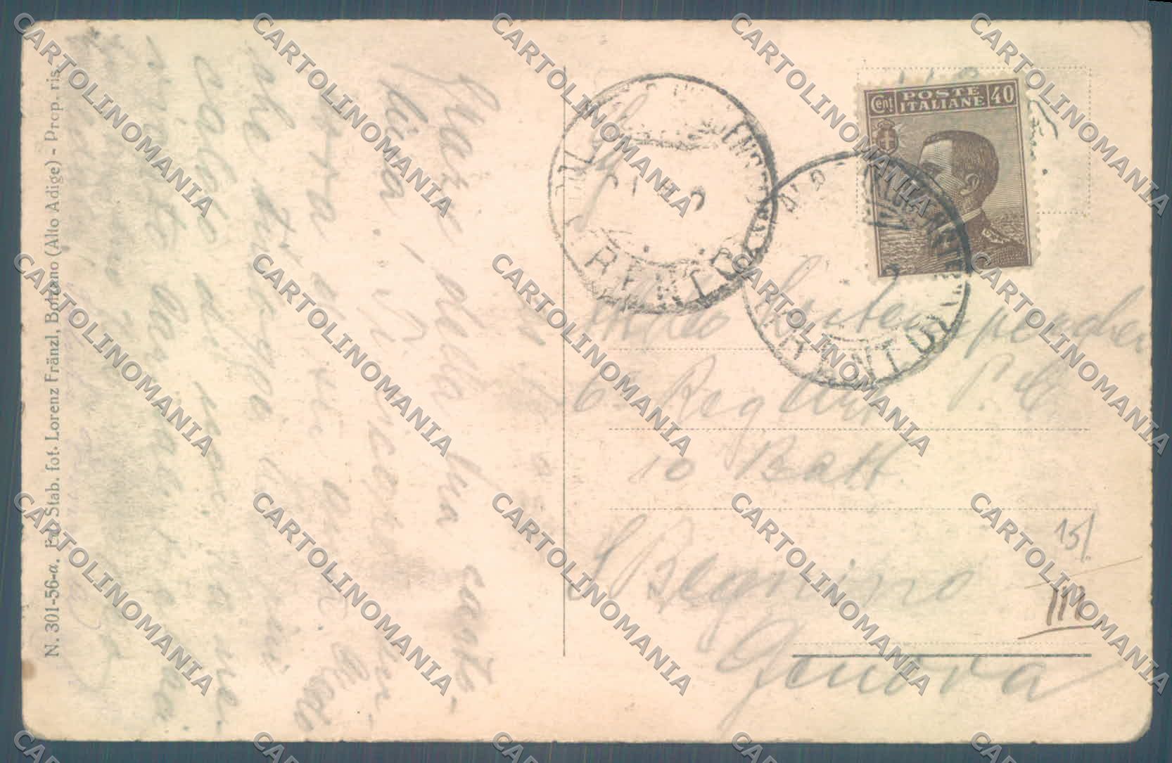 Bolzano Renon Corno di Rifugio Corno Renon Cai cartolina ZC4416 – retro