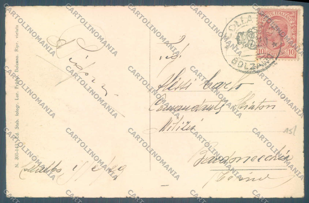 Bolzano Renon Collalbo cartolina ZC4435 – retro