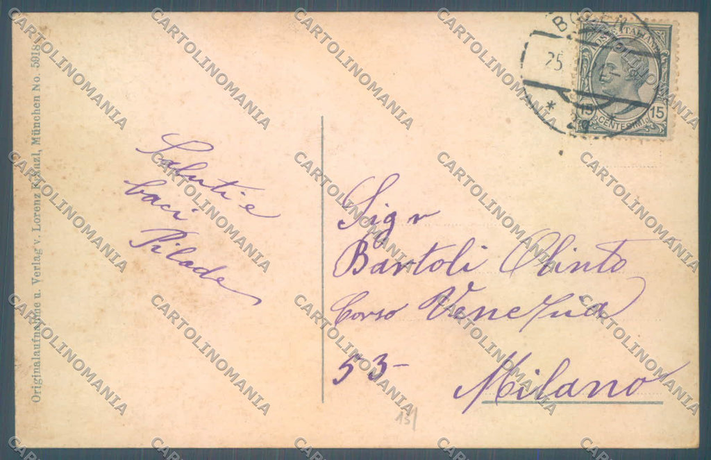 Bolzano Nova Levante Carezza Hotel latemar cartolina ZC4438 – retro