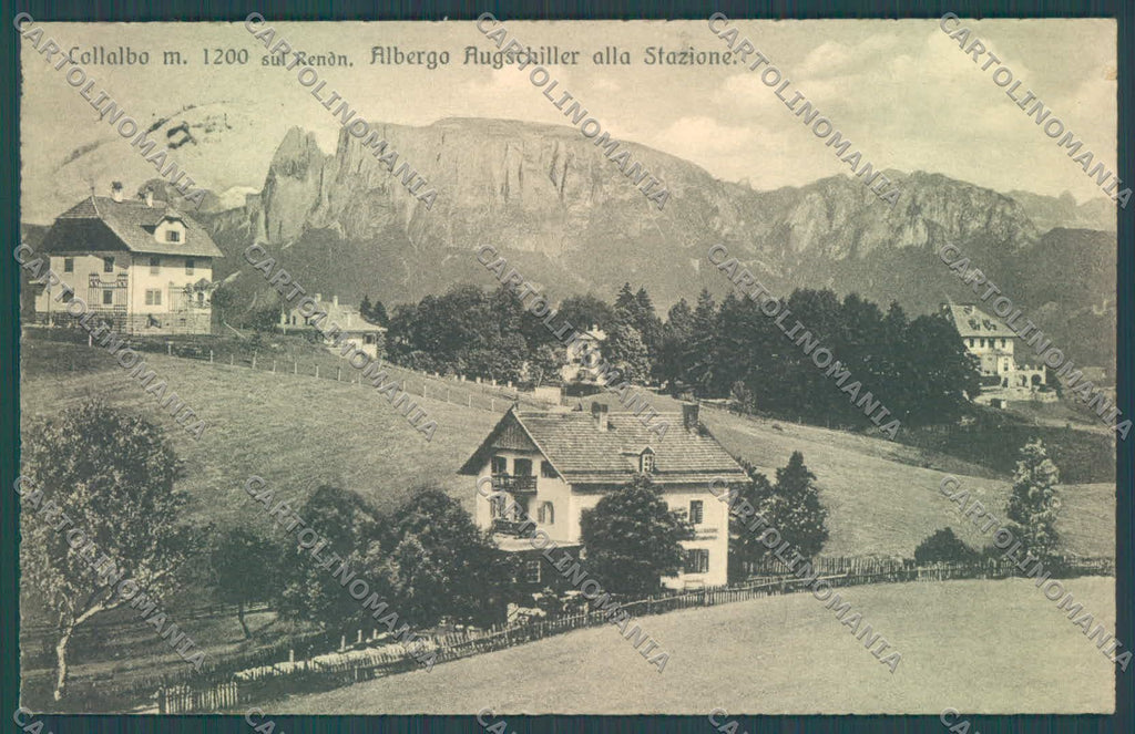 Bolzano Renon Collalbo Albergo Augschiller cartolina ZC4450 – fronte