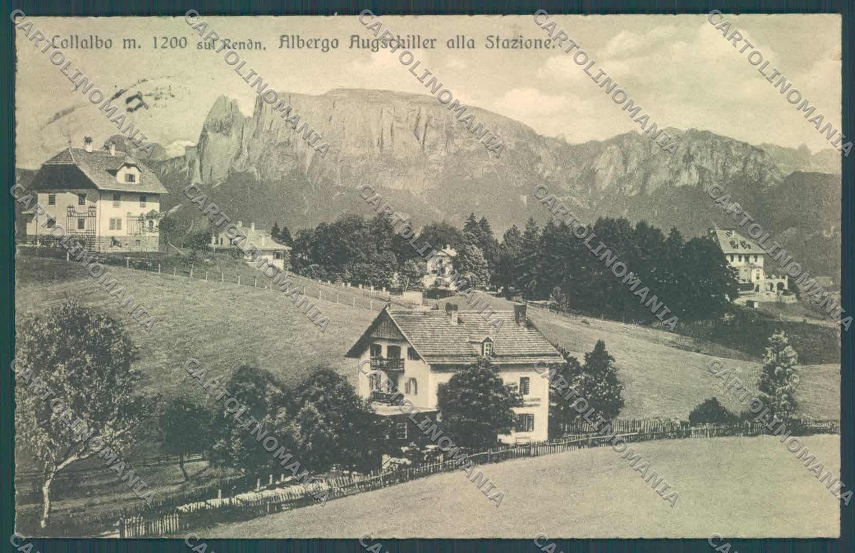Bolzano Renon Collalbo Albergo Augschiller cartolina ZC4450 – fronte