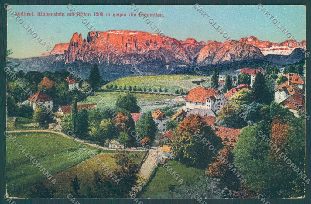 Bolzano Renon Klobenstein PIEGA cartolina ZC4456 – fronte