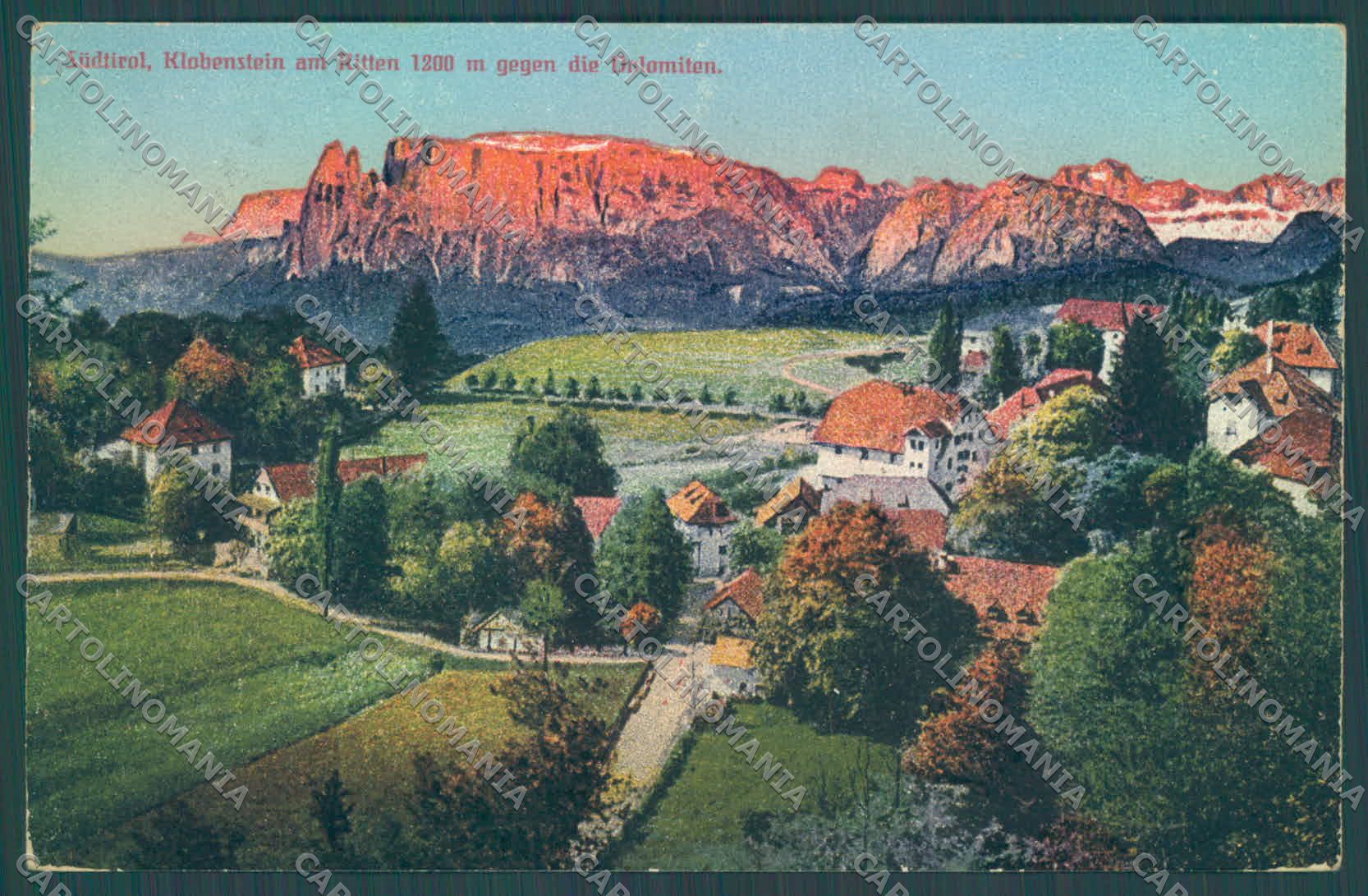 Bolzano Renon Klobenstein PIEGA cartolina ZC4456 – fronte