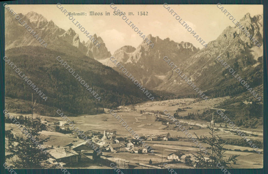 Bolzano Sesto Moos di cartolina ZC4480 – fronte