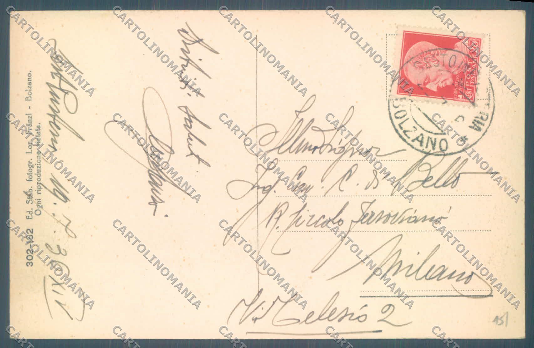 Bolzano Sesto Moos di cartolina ZC4480 – retro