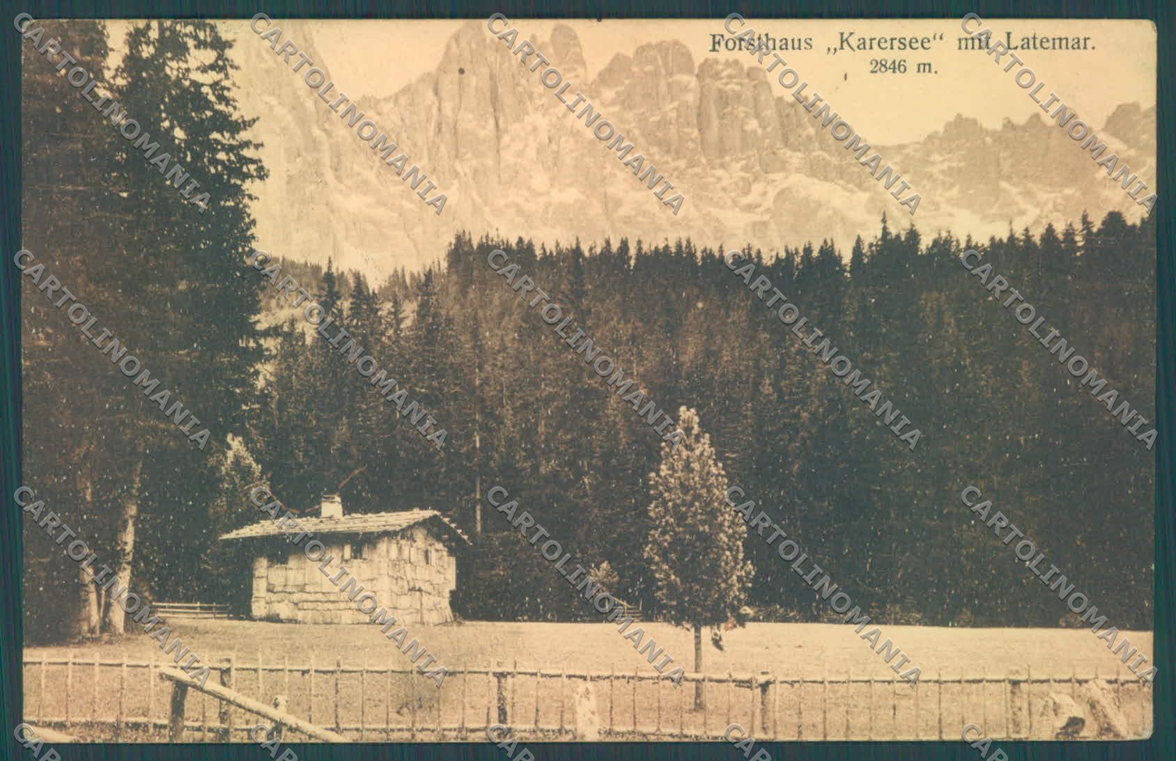 Bolzano Nova Levante Carezza Latemar cartolina ZC4483 – fronte