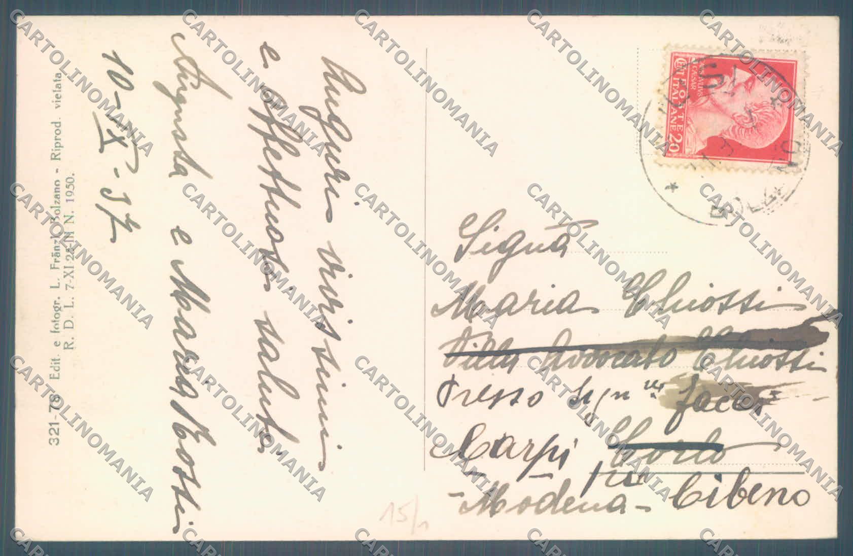 Bolzano Fiè allo Sciliar Laghetto di Fiè cartolina ZC4487 – retro