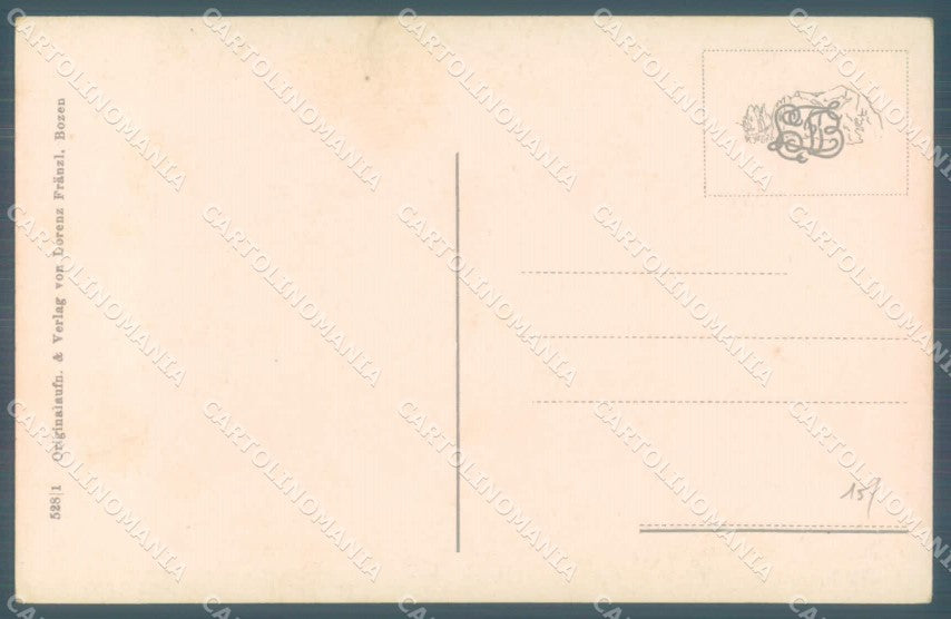 Bolzano Tires San Cipriano Gruppo Catinaccio cartolina ZC4496 – retro