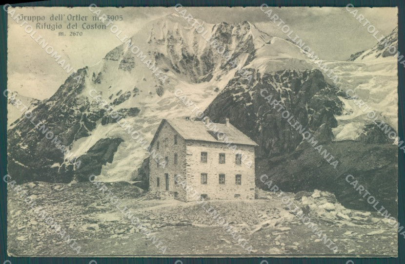 Bolzano Stelvio Solda Rifugio Coston Gruppo Ortler cartolina ZC4511 – fronte