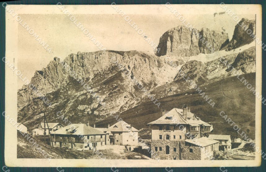 Belluno Livinnalongo Col di Lana Passo Pordoi Sasso PIEGHINA cartolina ZC4538 – fronte
