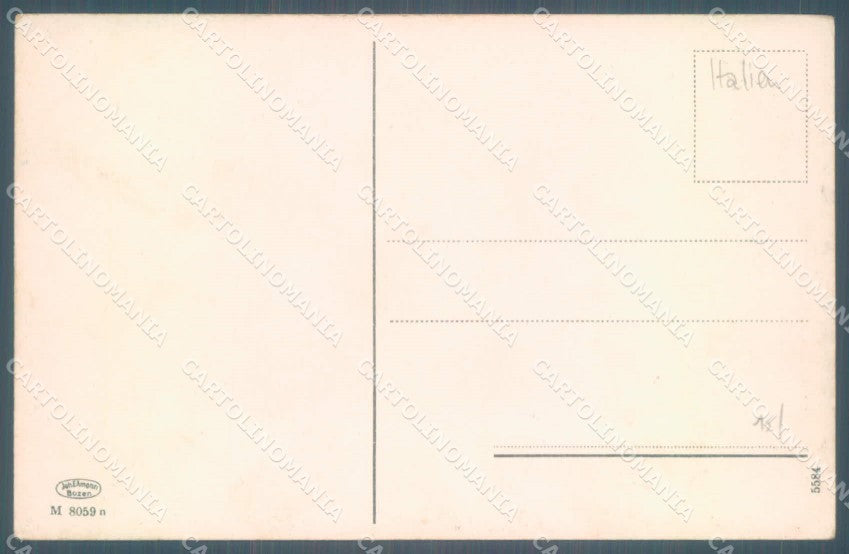 Bolzano Dobbiaco Carbonin Croda Rossa cartolina ZC4548 – retro