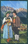 Bolzano Val Pusteria Costumi PIEGHINE cartolina ZC4554 – fronte