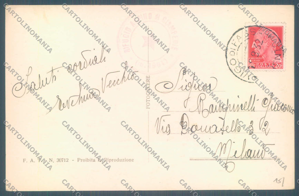 Trento Vigo di Fassa Rifugio Ciampedie Catinaccio Foto cartolina ZC4568 – retro