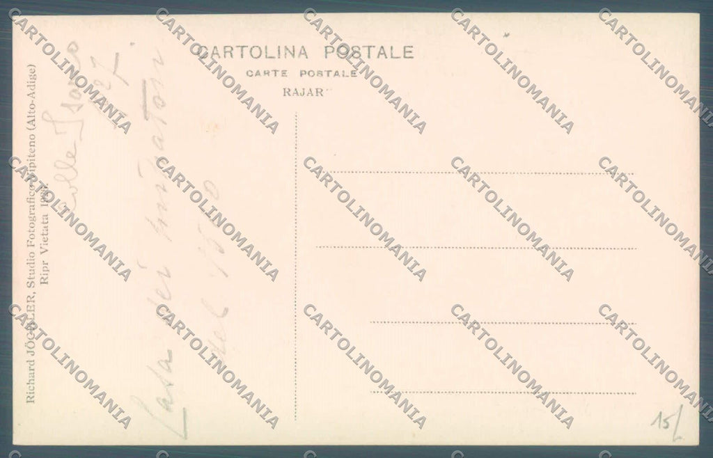 Bolzano Brennero Colle Isarco STRAPPINO Foto cartolina ZC4570 – retro