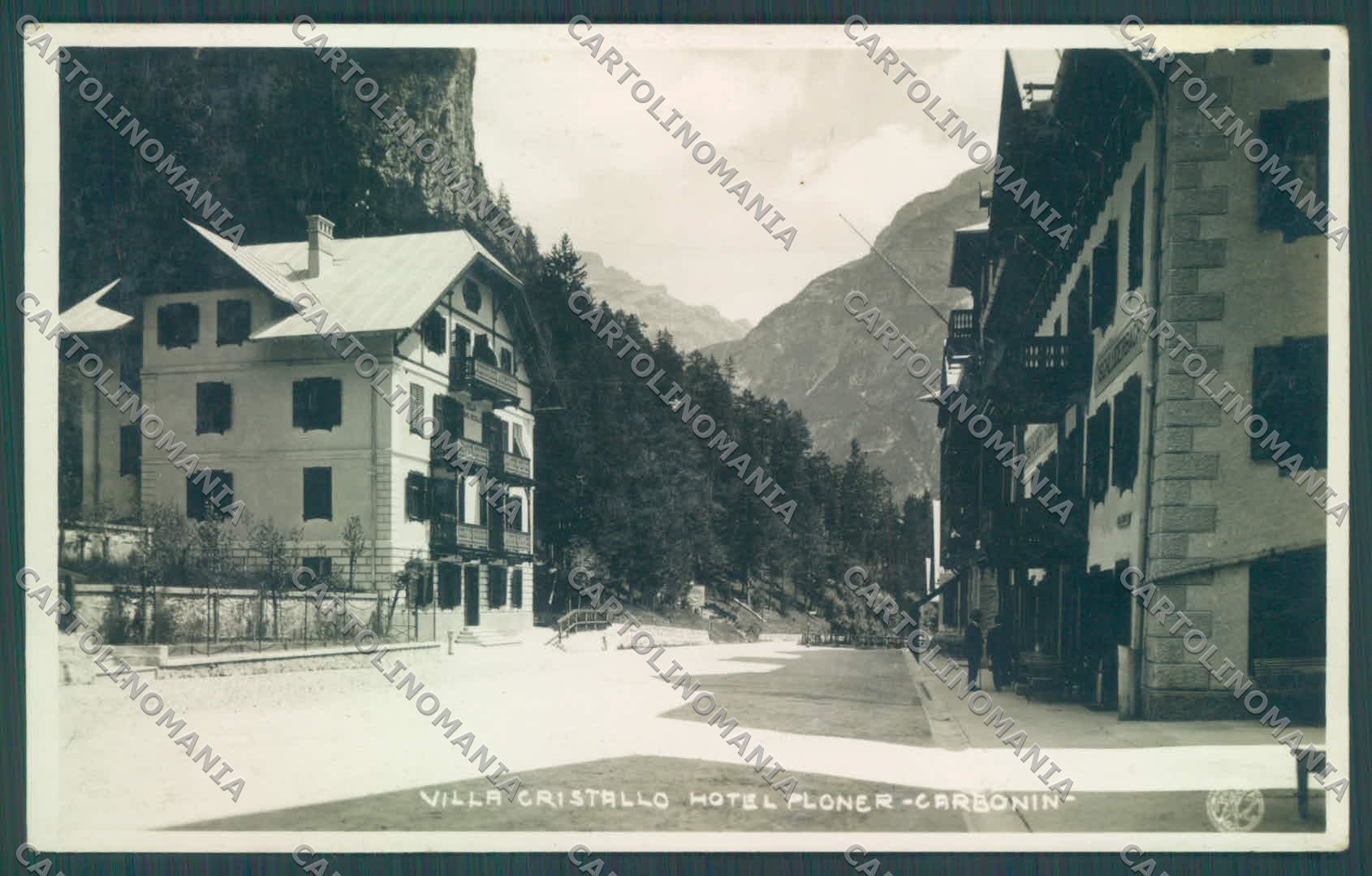 Bolzano Dobbiaco Carbonin Albergo Ploner ABRASA Foto cartolina ZC4585 – fronte
