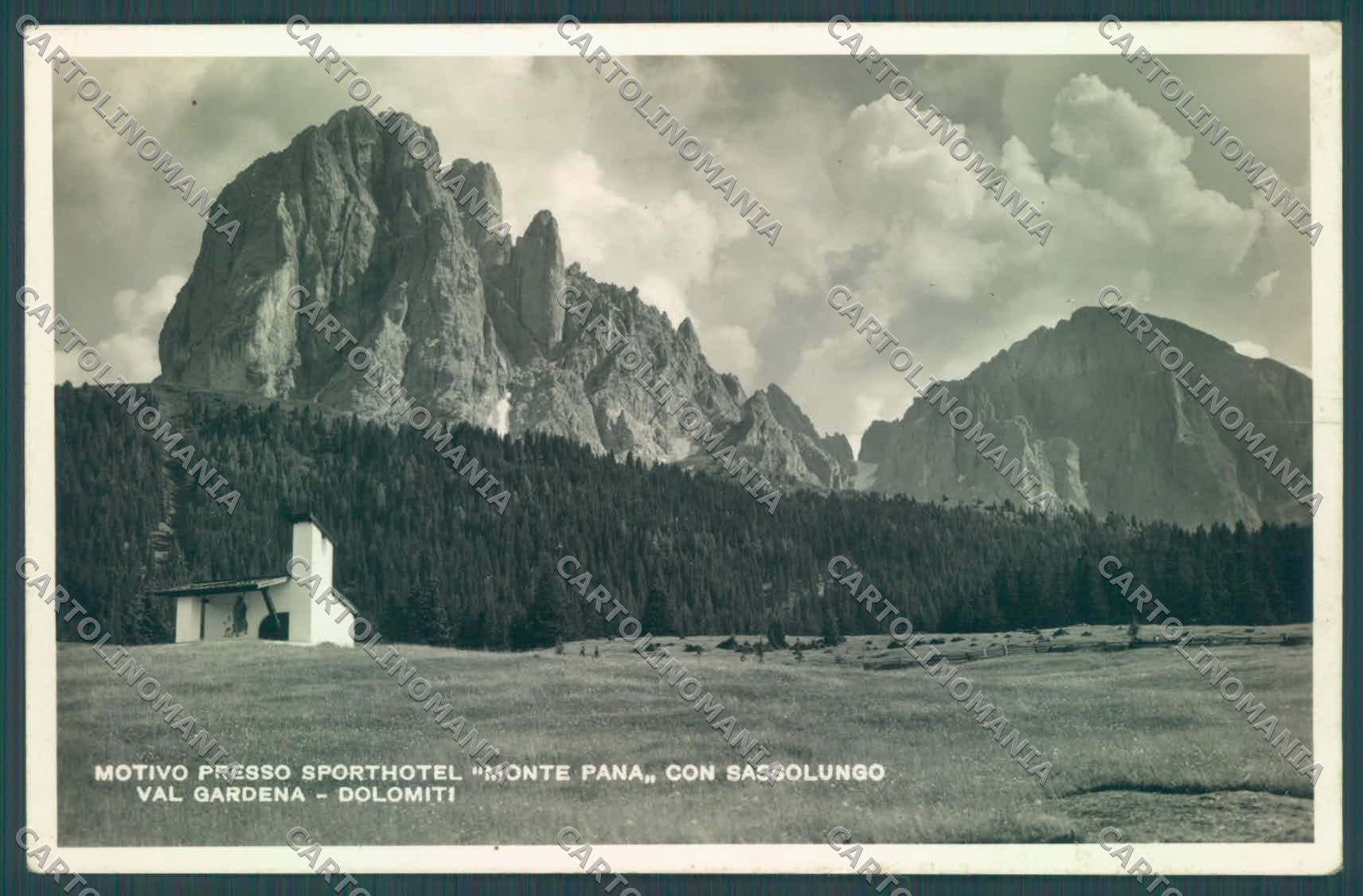 Bolzano Santa Cristina Valgardena Sport Hotel Monte Pana Foto cartolina ZC4589 – fronte