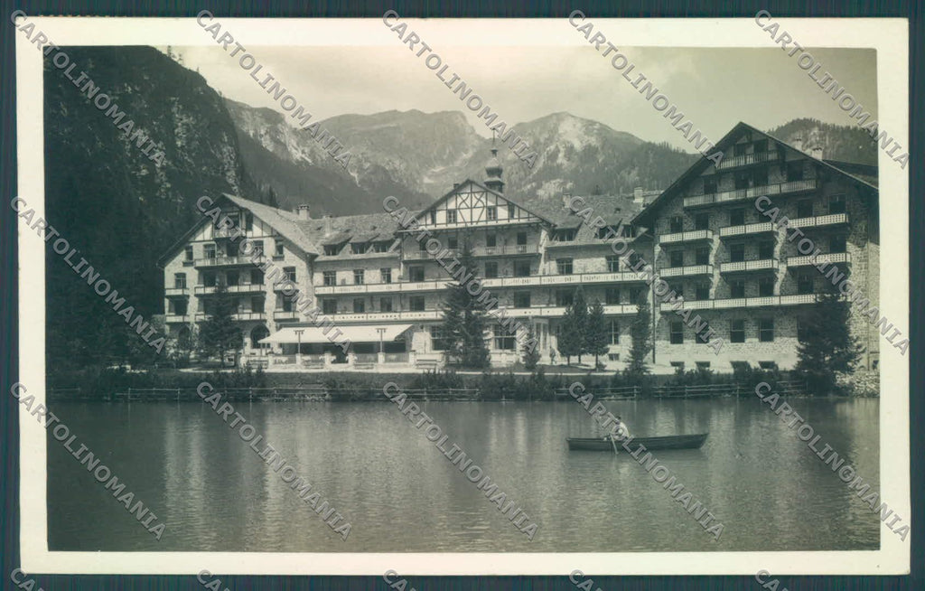 Bolzano Braies Lago di Hotel Dolomiti Foto cartolina ZC4592 – fronte