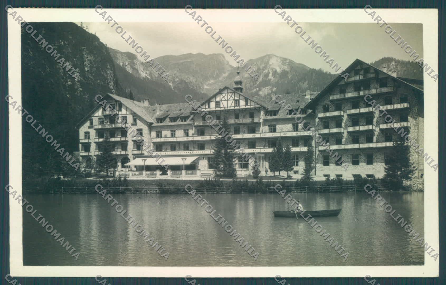Bolzano Braies Lago di Hotel Dolomiti Foto cartolina ZC4592 – fronte