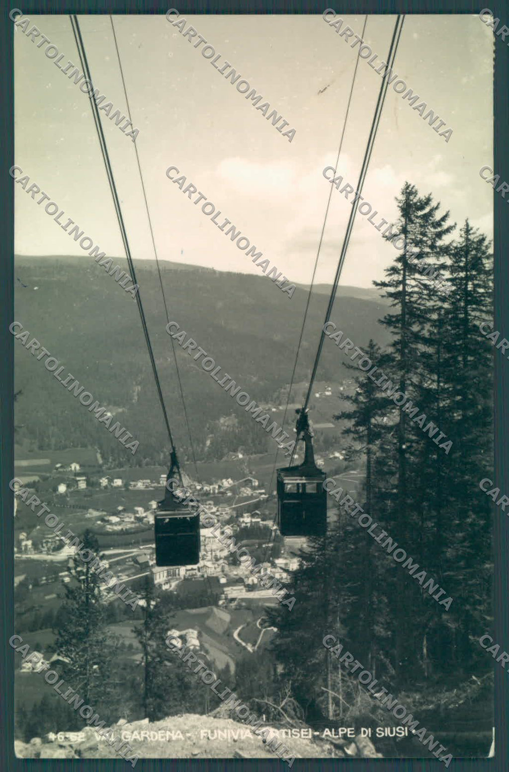 Bolzano Ortisei Alpe di Siusi Funivia Foto cartolina ZC4598 – fronte