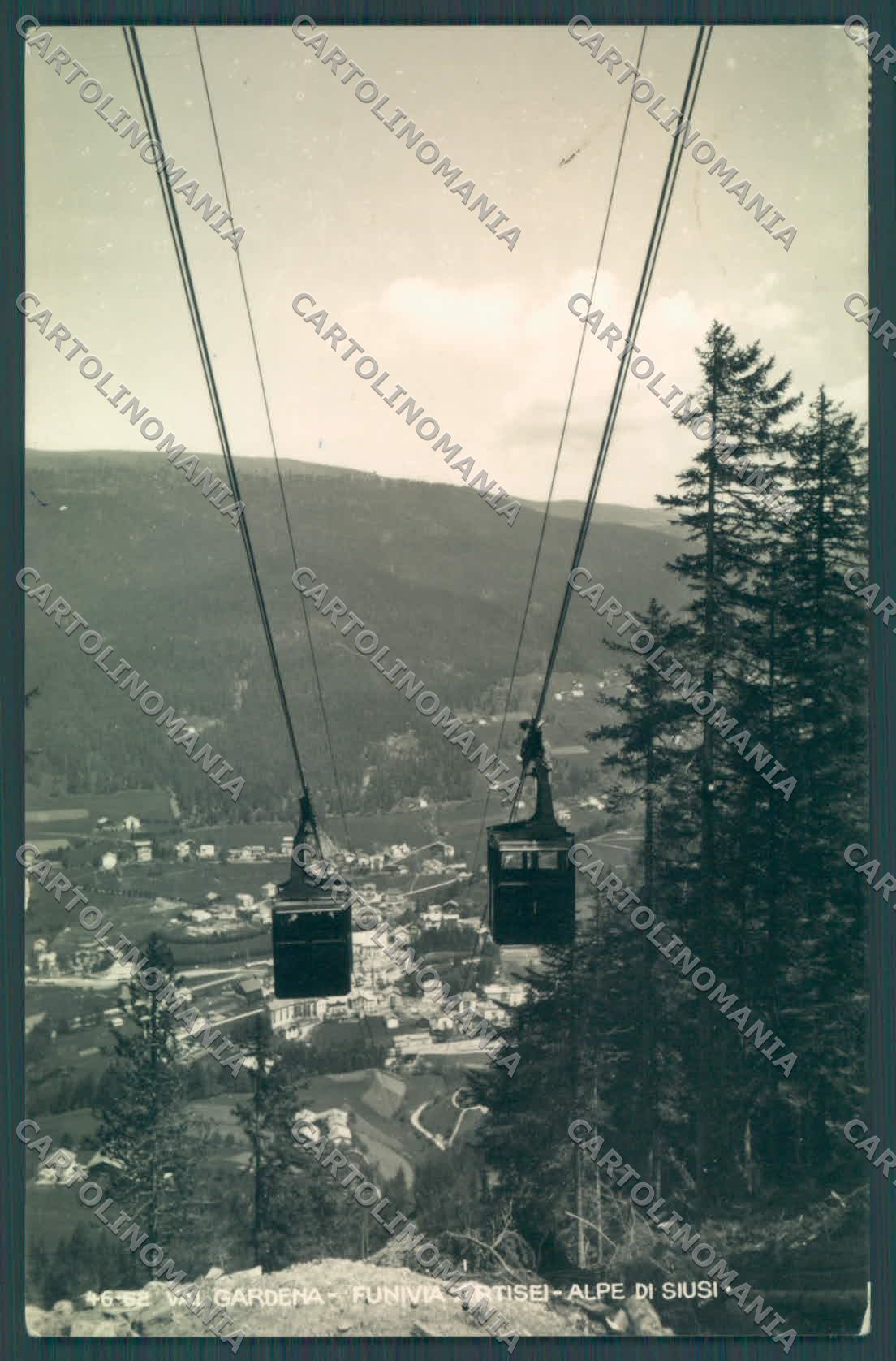Bolzano Ortisei Alpe di Siusi Funivia Foto cartolina ZC4598 – fronte