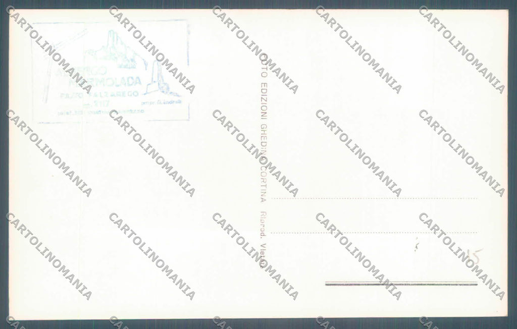 Trento Canazei Albergo Marmolada Passo Falzarego Foto cartolina ZC4611 – retro