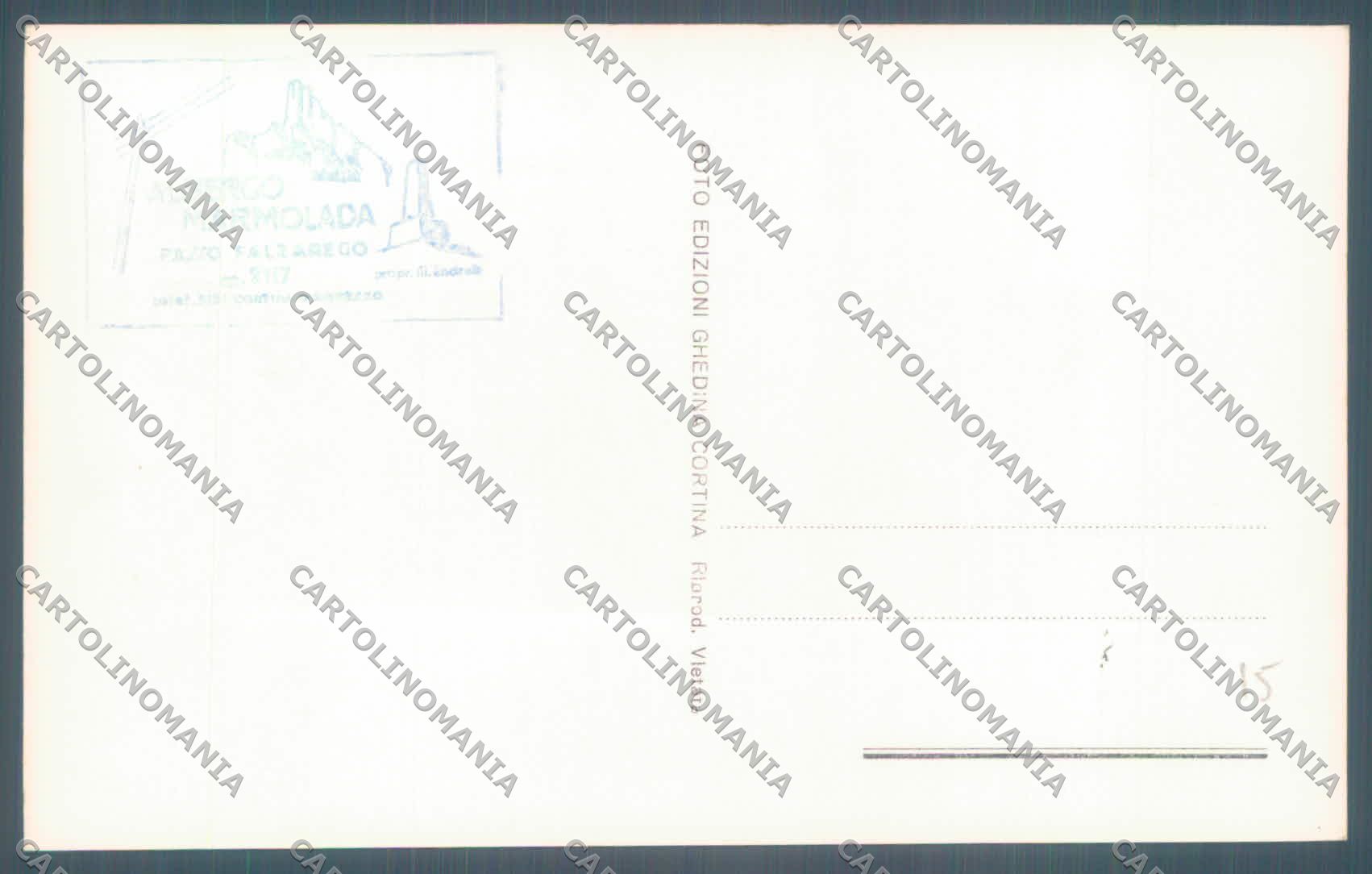Trento Canazei Albergo Marmolada Passo Falzarego Foto cartolina ZC4611 – retro